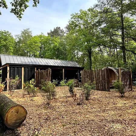 Wellness In The Woods - 4p Tinyhouse Met Prive Sauna & Hottub Chalet Diessen