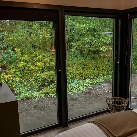 Wellness In The Woods - 4p Tinyhouse Met Prive Sauna & Hottub *