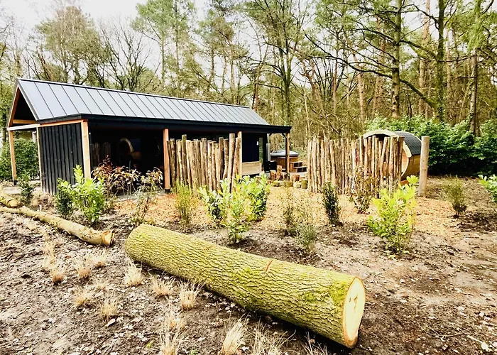 Chalet Wellness In The Woods - 4p Tinyhouse Met Prive Sauna & Hottub