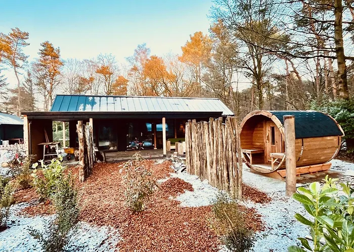 Wellness In The Woods - 4p Tinyhouse Met Prive Sauna & Hottub Шале