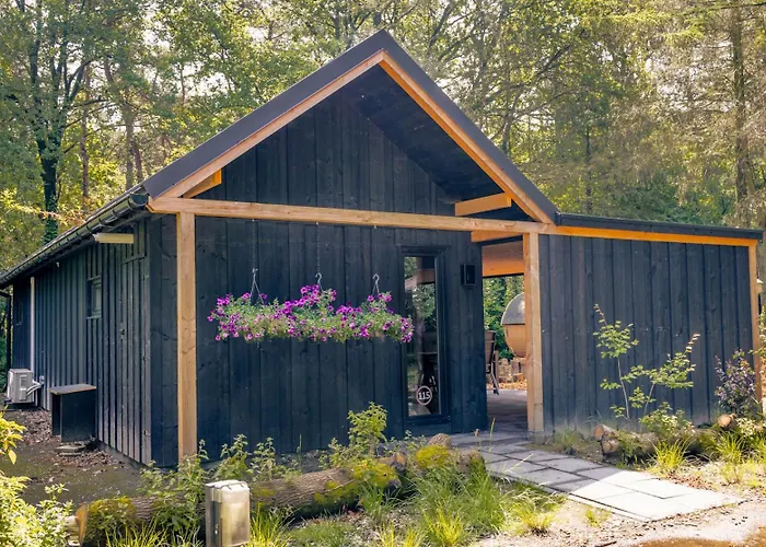 Wellness In The Woods - 4p Tinyhouse Met Prive Sauna & Hottub Chalet *