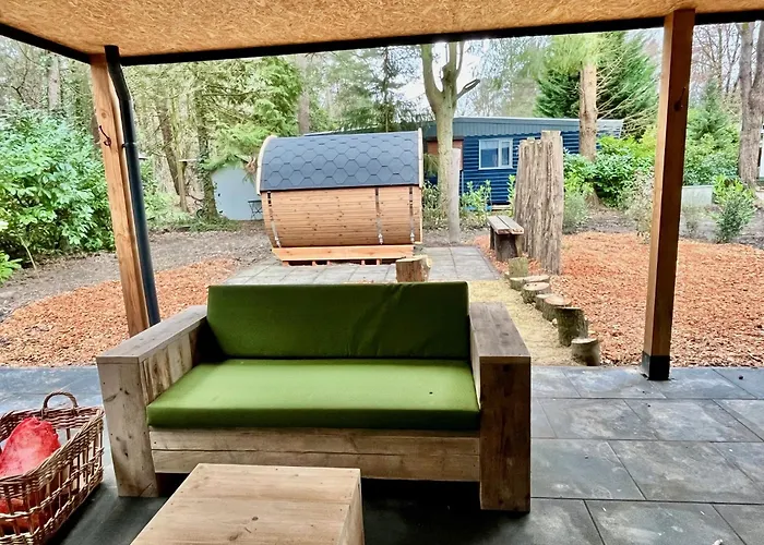 Chalet Wellness In The Woods - 4p Tinyhouse Met Prive Sauna & Hottub *