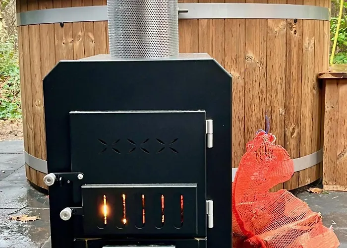 Chalet Wellness In The Woods - 4p Tinyhouse Met Prive Sauna & Hottub