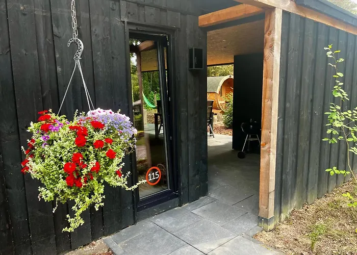 Chalet Wellness In The Woods - 4p Tinyhouse Met Prive Sauna & Hottub Diessen